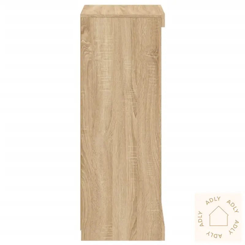 Skjenk Med Led-Lys Sonoma Eik 41X37X100 Cm