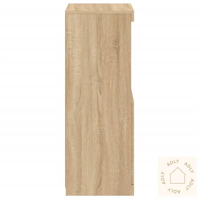 Skjenk Med Led-Lys Sonoma Eik 41X37X100 Cm