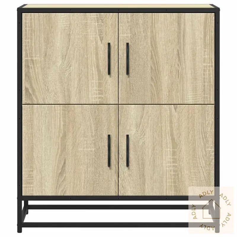 Skjenk Sonoma Eik 68X35X76 Cm Konstruert Tre