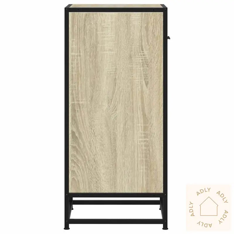 Skjenk Sonoma Eik 35,5X35X76 Cm Konstruert Tre Og Metall
