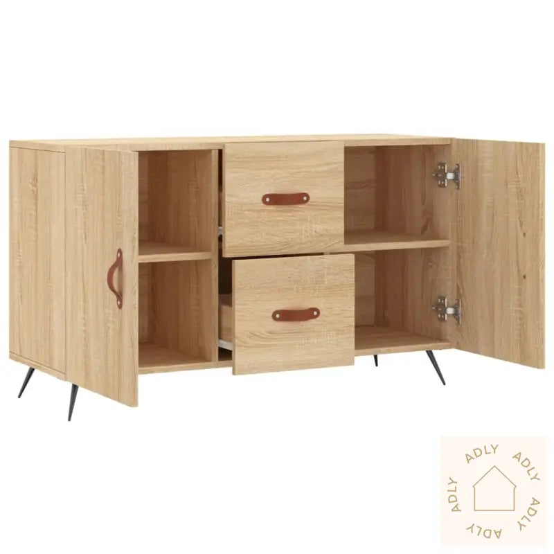 Skjenk Sonoma Eik 100X36X60 Cm Konstruert Tre