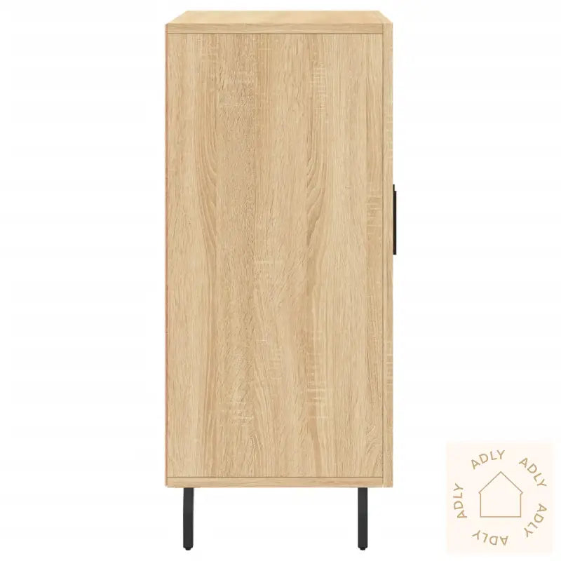 Skjenk Sonoma Eik 90X34X80 Cm Konstruert Tre