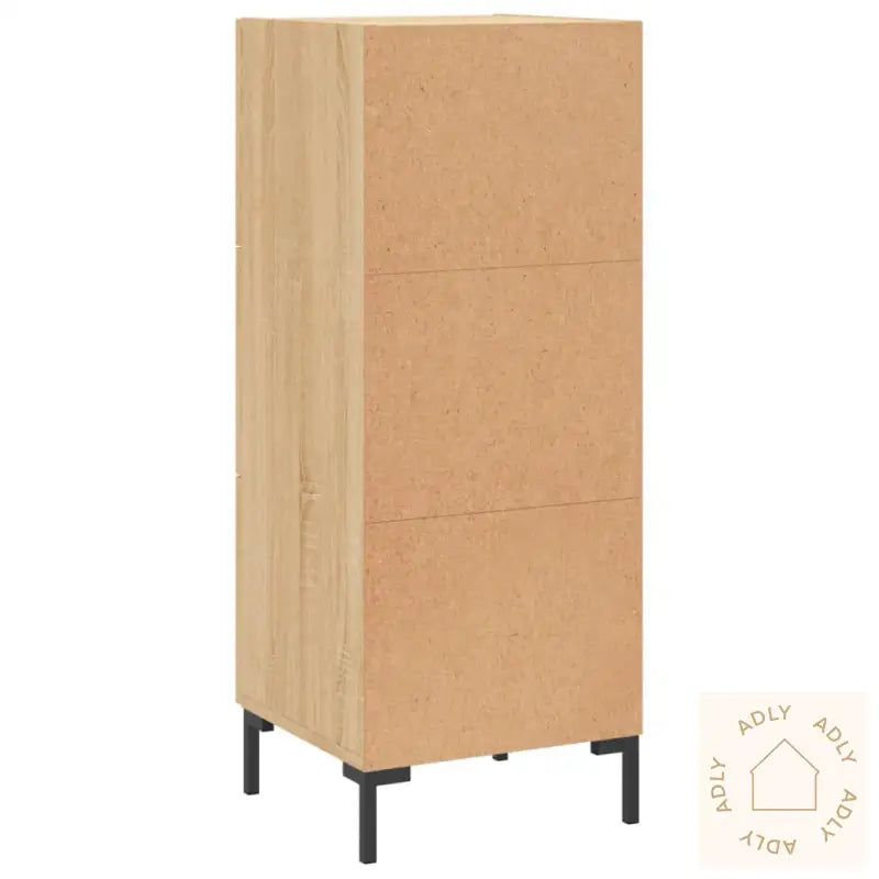 Skjenk Sonoma Eik 34,5X34X90 Cm Konstruert Tre