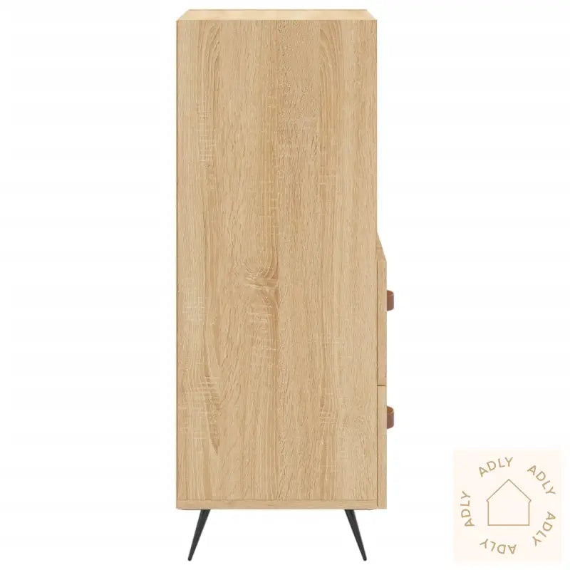 Skjenk Sonoma Eik 34,5X34X90 Cm Konstruert Tre