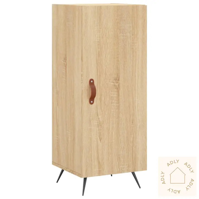 Skjenk Sonoma Eik 34,5X34X90 Cm Konstruert Tre