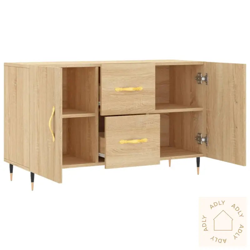 Skjenk Sonoma Eik 100X36X60 Cm Konstruert Tre