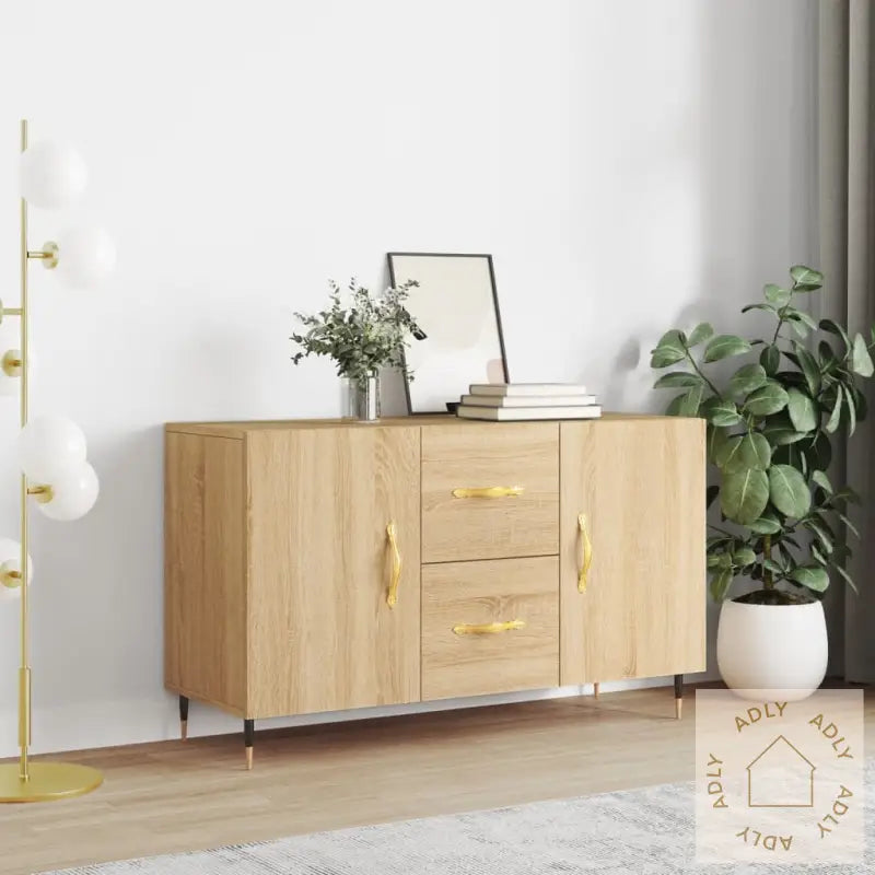 Skjenk Sonoma Eik 100X36X60 Cm Konstruert Tre