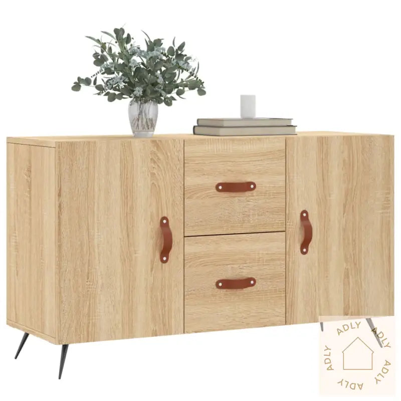 Skjenk Sonoma Eik 100X36X60 Cm Konstruert Tre