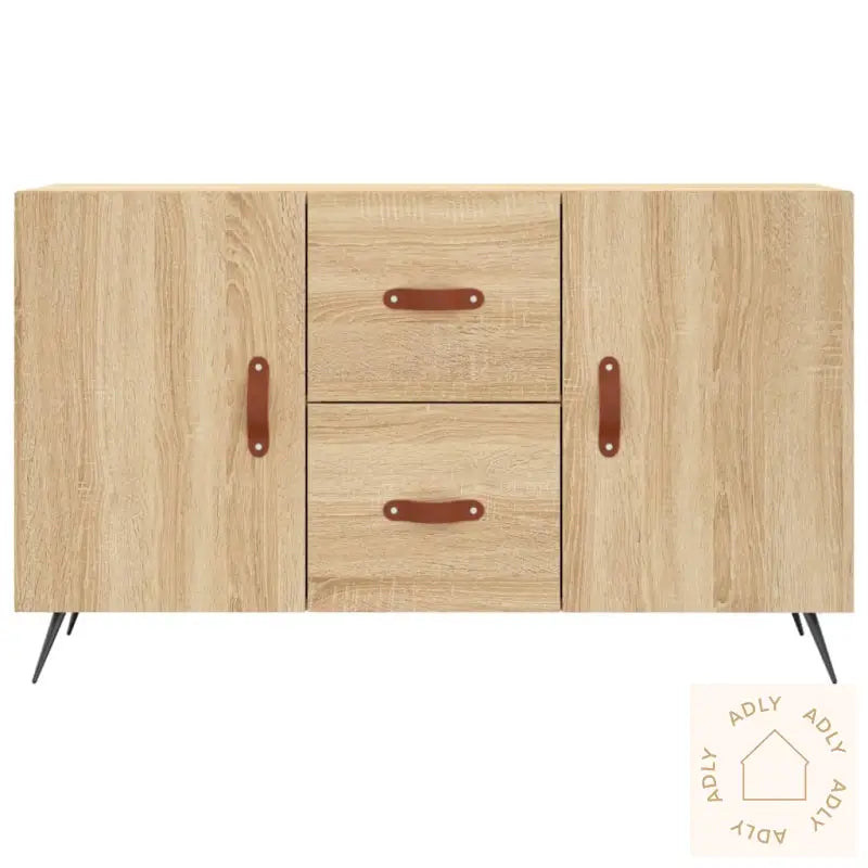 Skjenk Sonoma Eik 100X36X60 Cm Konstruert Tre