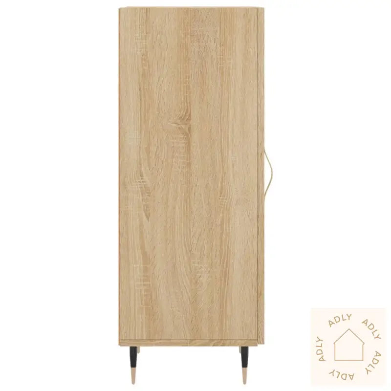 Skjenk Sonoma Eik 34,5X34X90 Cm Konstruert Tre