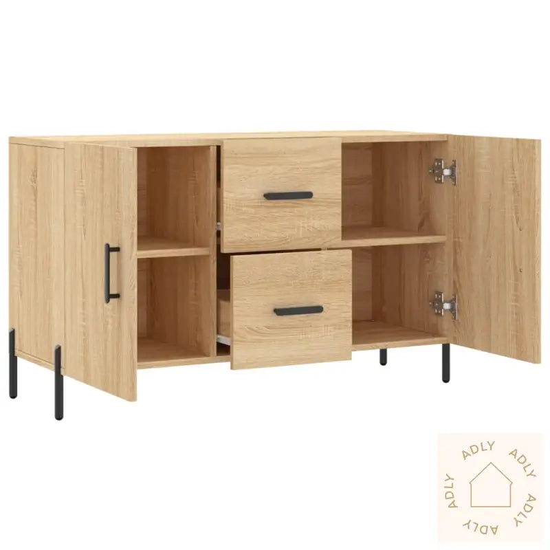 Skjenk Sonoma Eik 100X36X60 Cm Konstruert Tre