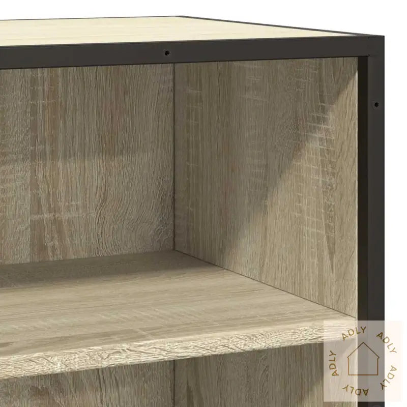 Skjenk Sonoma Eik 68X35X76 Cm Konstruert Tre Og Metall