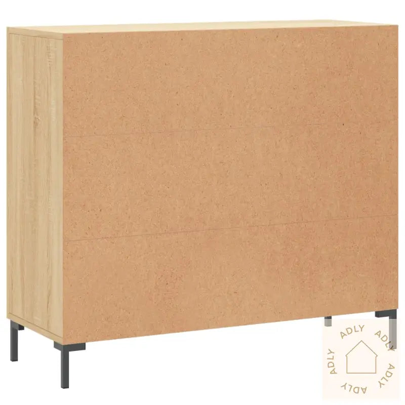 Skjenk Sonoma Eik 90X34X80 Cm Konstruert Tre