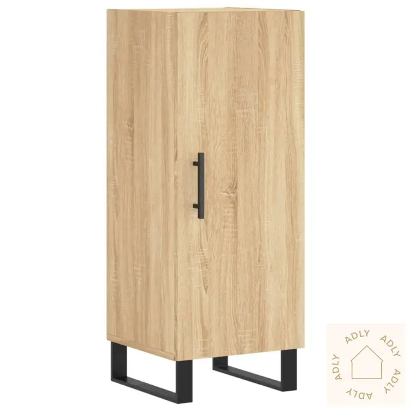 Skjenk Sonoma Eik 34,5X34X90 Cm Konstruert Tre
