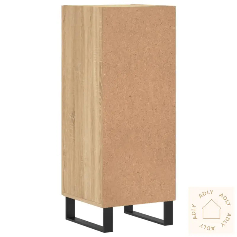 Skjenk Sonoma Eik 34,5X34X90 Cm Konstruert Tre