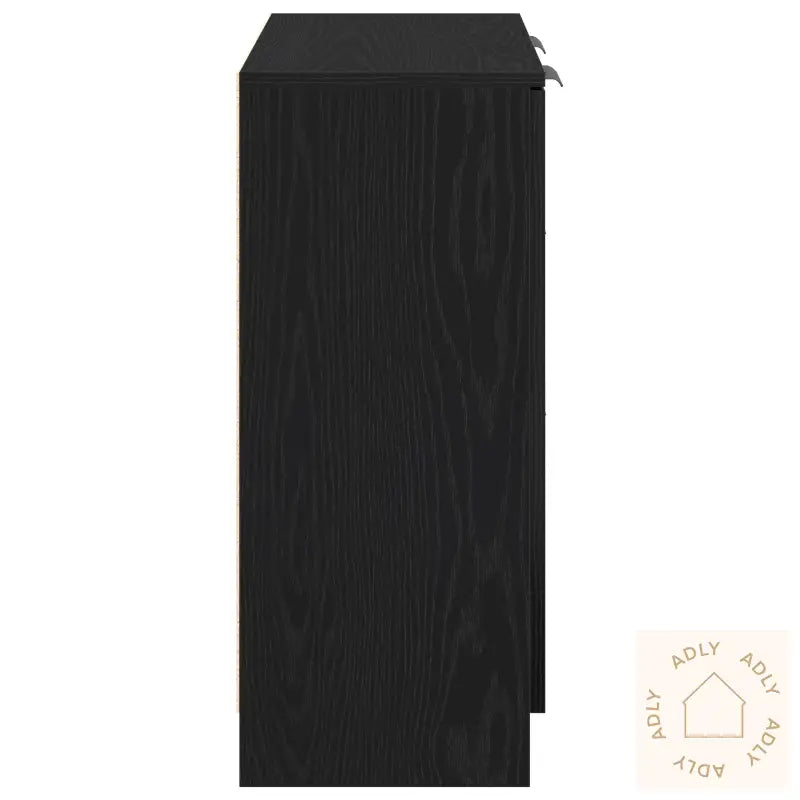 Svart Eik Sidebord 60X30X70 Cm Laget Av Konstruert Tre