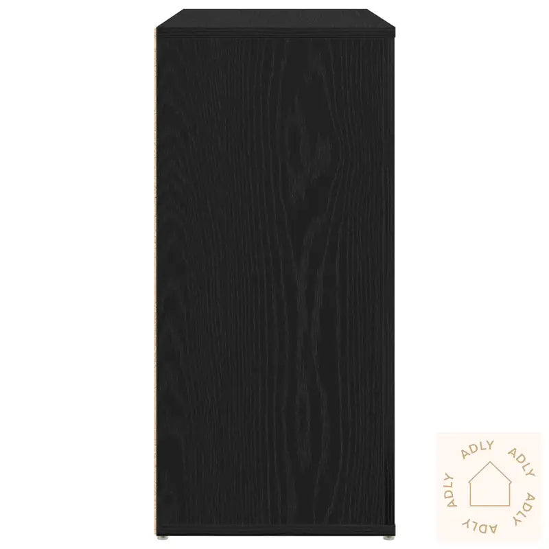 Skap Svart Eik 80X33X70 Cm Ingeniørtre