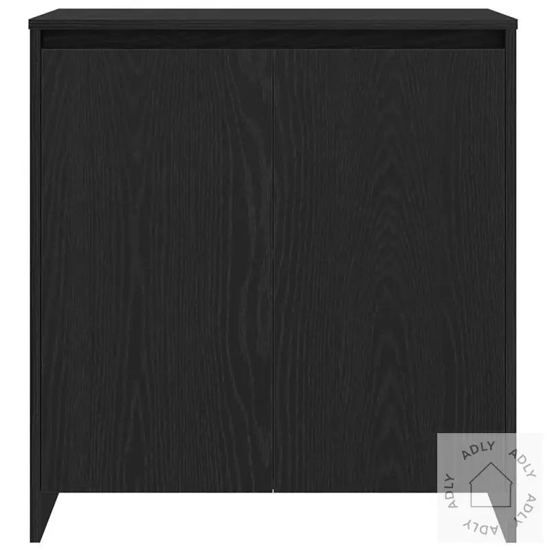 2-Delt Sideboard I Svart Eikefiner
