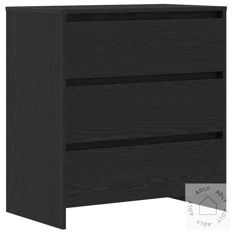 2-Delt Sideboard I Svart Eikefiner