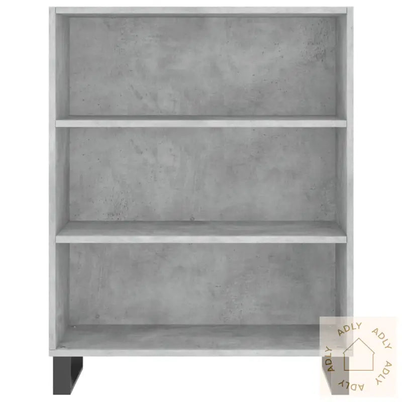 Hylle Betonggrå 69,5X32,5X90 Cm Konstruert Tre