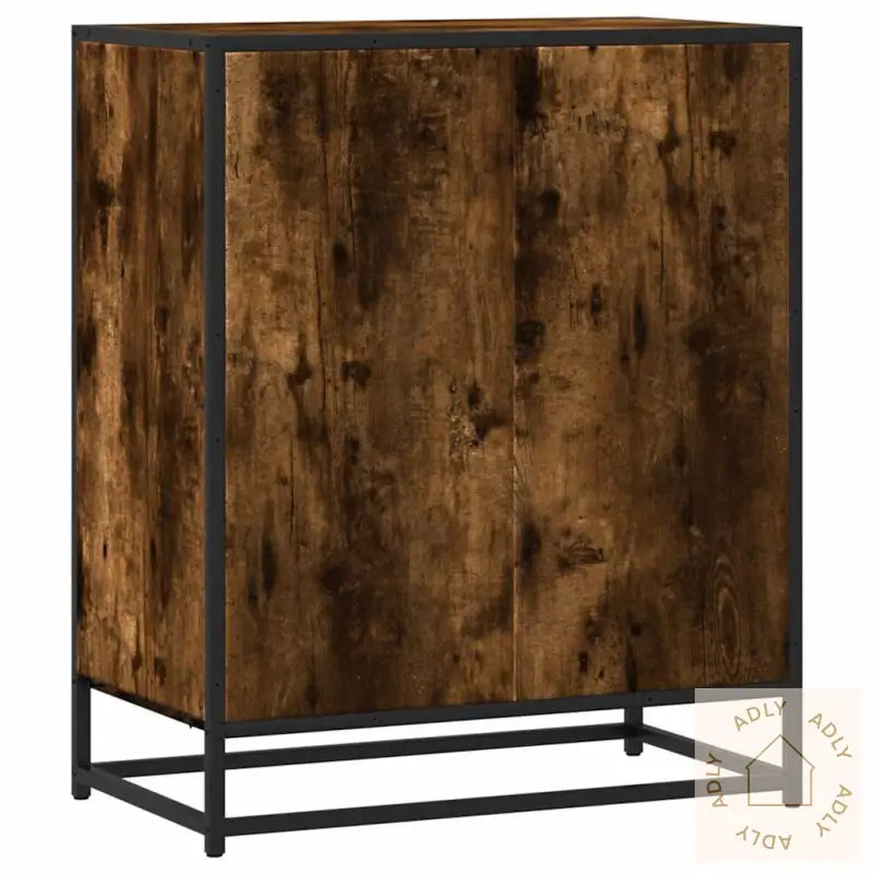 Skjenk Røkt Eik 62X35X76 Cm Konstruert Tre