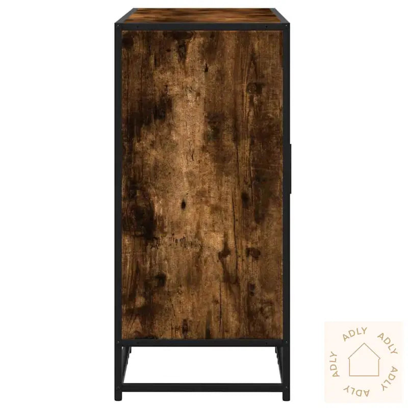 Skjenk Røkt Eik 94X35X76 Cm Konstruert Tre
