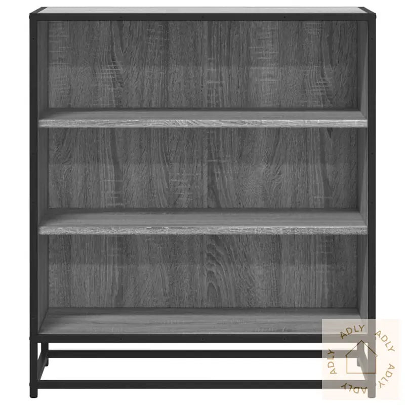 Skjenk Grå Sonoma 68X35X76 Cm Konstruert Tre Og Metall
