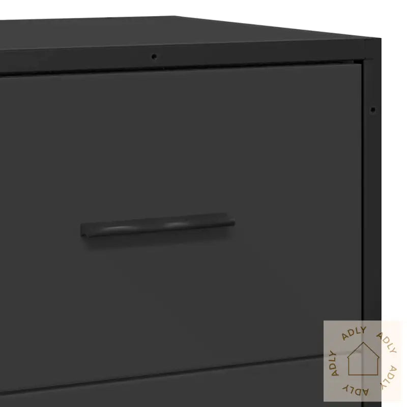 Skjenk Svart 68X35X76 Cm Konstruert Tre
