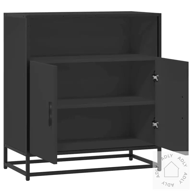 Skjenk Svart 68X35X76 Cm Konstruert Tre
