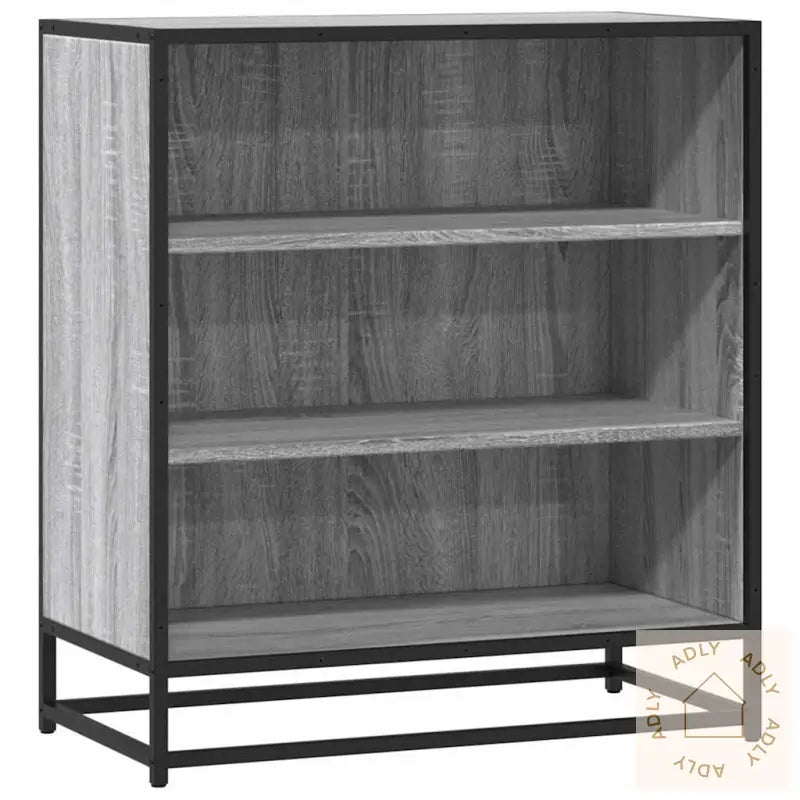 Skjenk Grå Sonoma 68X35X76 Cm Konstruert Tre Og Metall