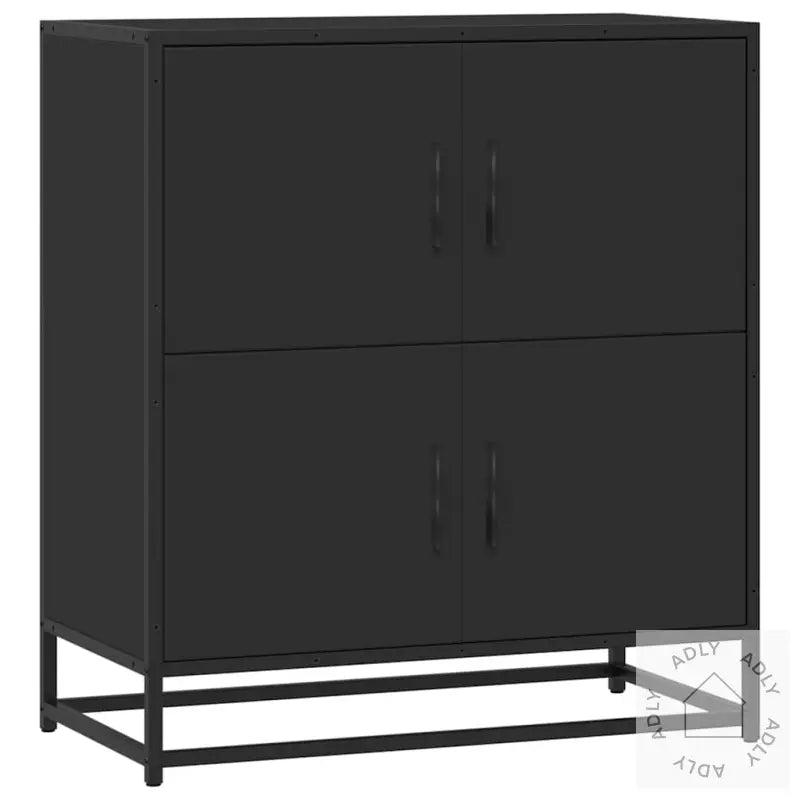 Skjenk Svart 68X35X76 Cm Konstruert Tre