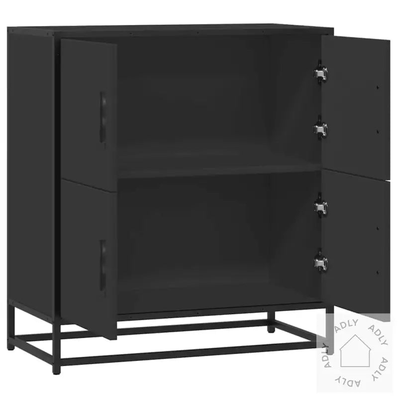 Skjenk Svart 68X35X76 Cm Konstruert Tre