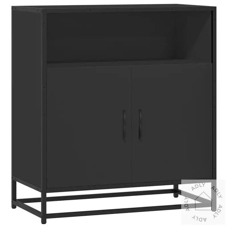 Skjenk Svart 68X35X76 Cm Konstruert Tre