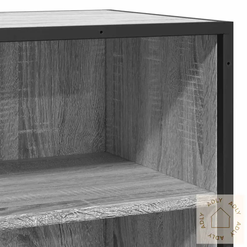Skjenk Grå Sonoma 68X35X76 Cm Konstruert Tre Og Metall