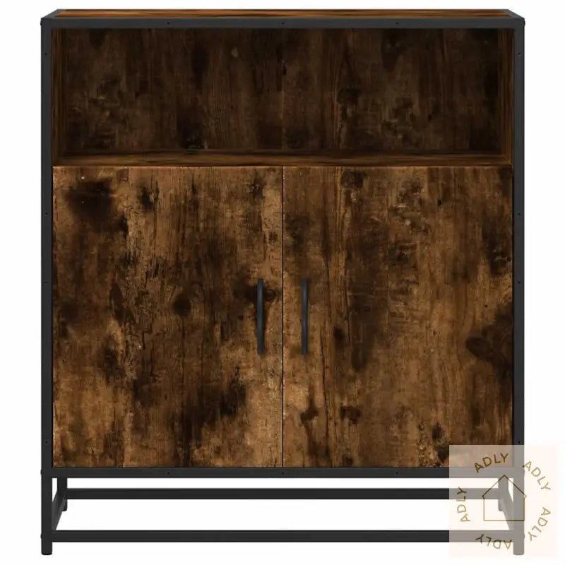 Skjenk Røkt Eik 68X35X76 Cm Konstruert Tre