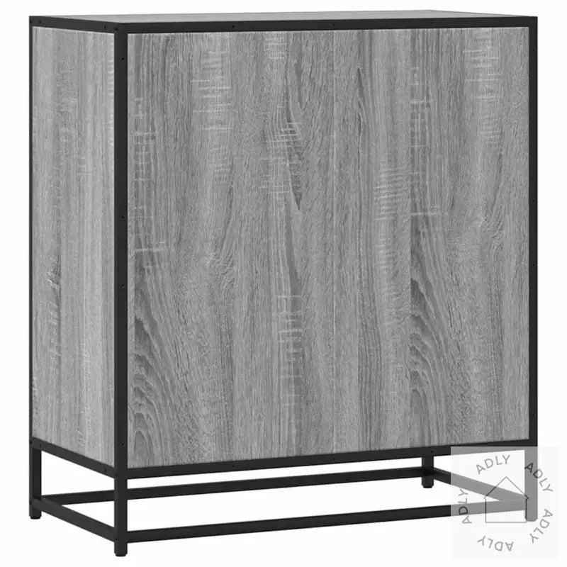 Skjenk Grå Sonoma 68X35X76 Cm Konstruert Tre