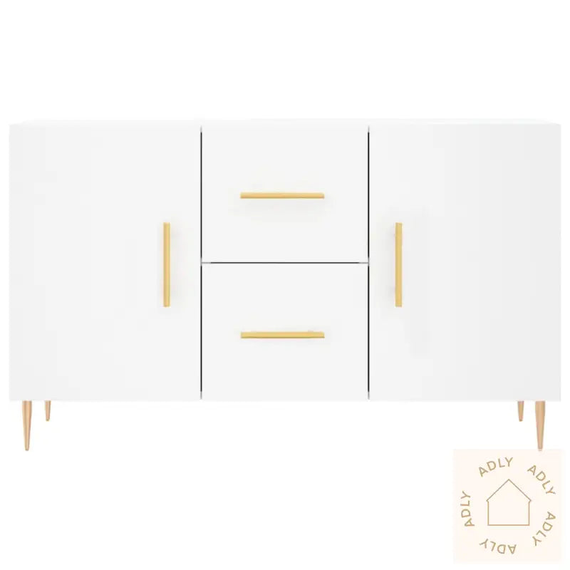 Skjenk Hvit 100X36X60 Cm Konstruert Tre