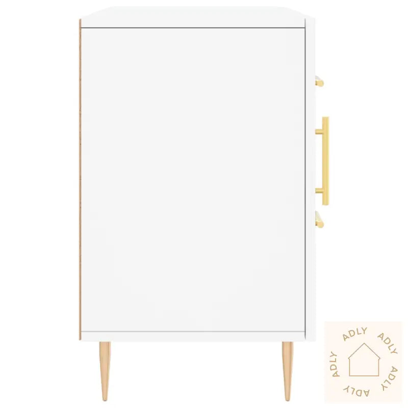 Skjenk Hvit 100X36X60 Cm Konstruert Tre