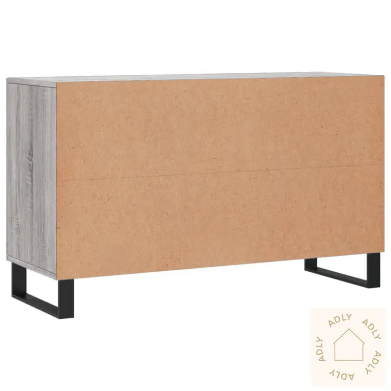 Skjenk Grå Sonoma 100X36X60 Cm Konstruert Tre