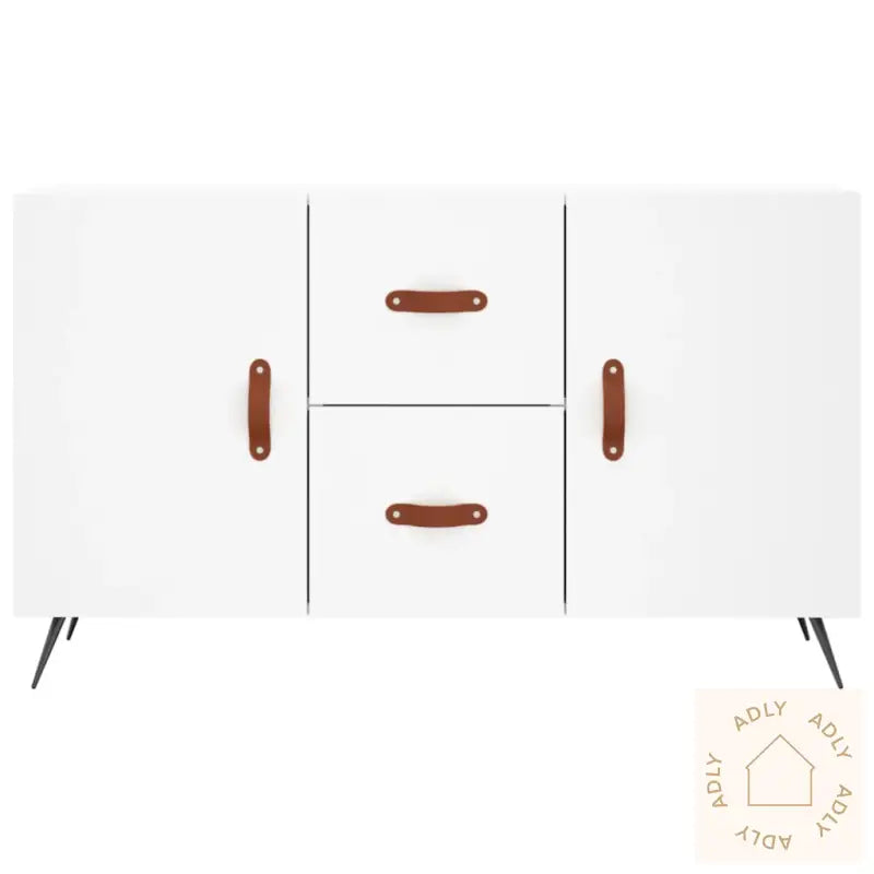 Skjenk Hvit 100X36X60 Cm Konstruert Tre