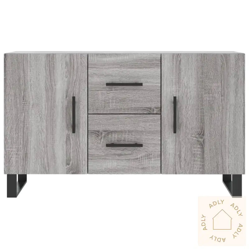 Skjenk Grå Sonoma 100X36X60 Cm Konstruert Tre