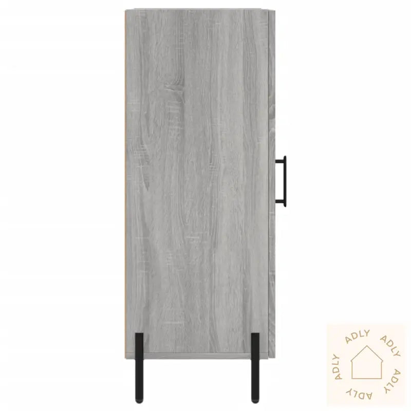 Skjenk Grå Sonoma 34,5X34X90 Cm Konstruert Tre
