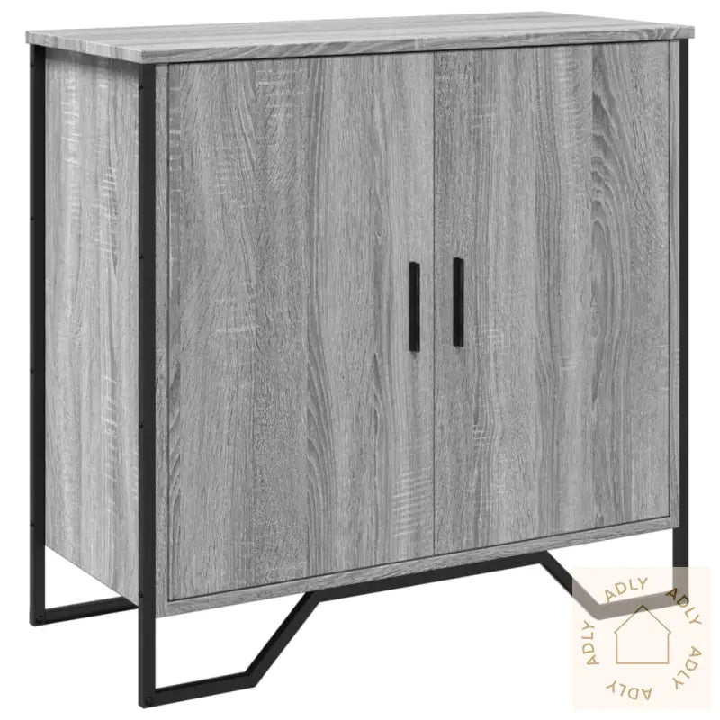 Skjenk Grå Sonoma 78X35,5X74,5 Cm Konstruert Tre
