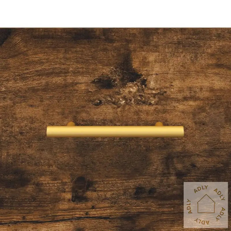 Skjenk Røkt Eik 34,5X34X90 Cm Konstruert Tre