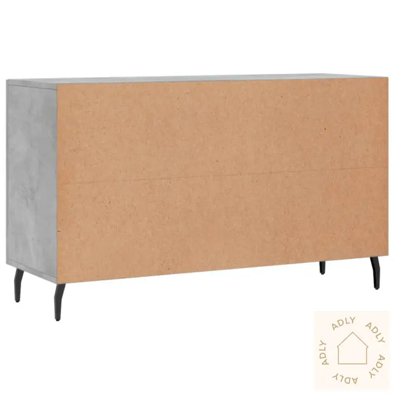 Skjenk Betonggrå 100X36X60 Cm Konstruert Tre