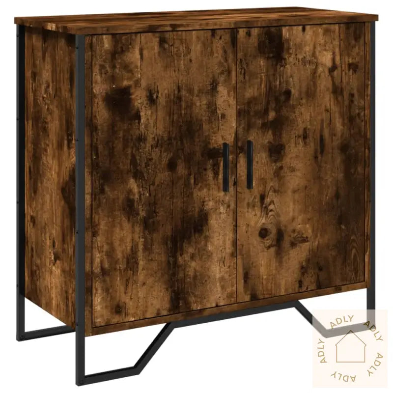 Skjenk Røkt Eik 78X35,5X74,5 Cm Konstruert Tre