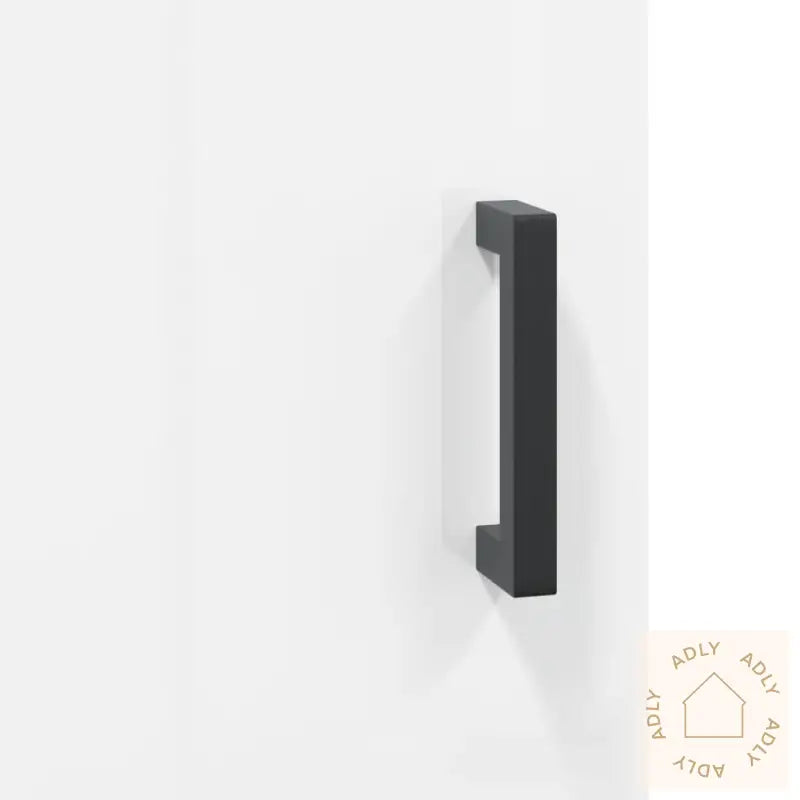 Skjenk Høyglans Hvit 34,5X34X90 Cm Konstruert Tre