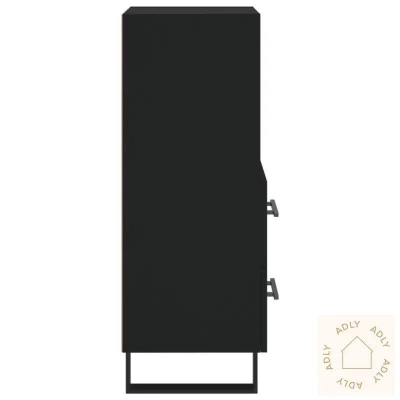 Skjenk Svart 34,5X34X90 Cm Konstruert Tre