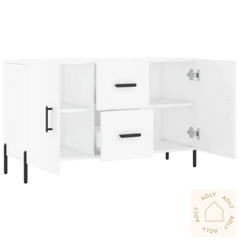 Skjenk Hvit 100X36X60 Cm Konstruert Tre