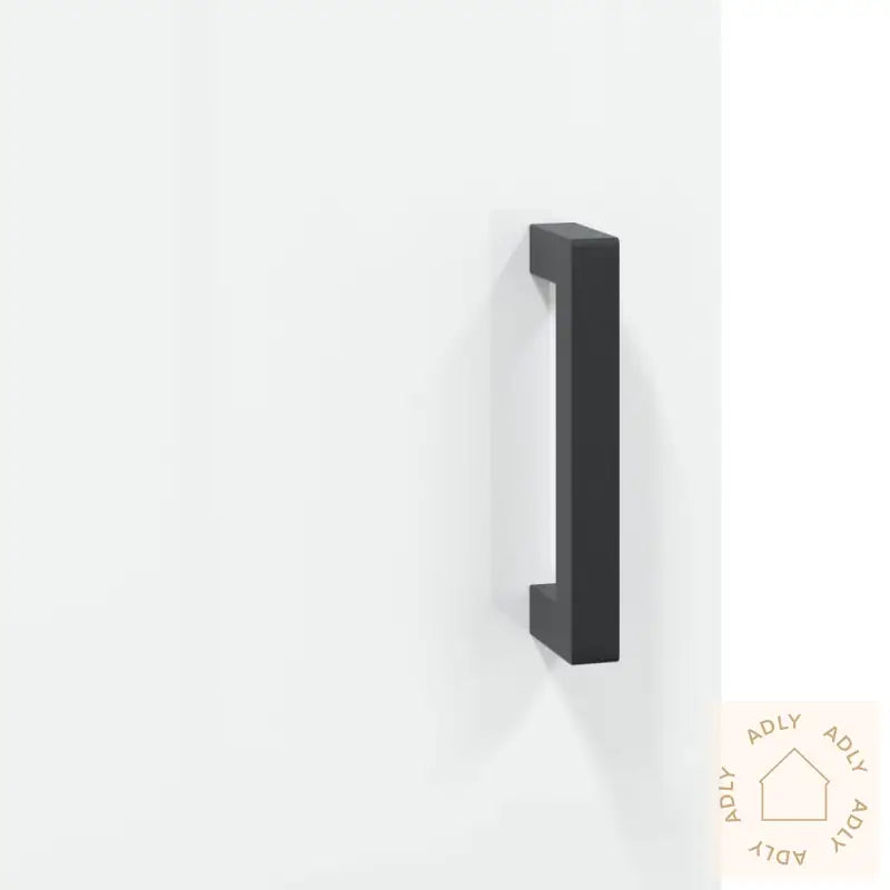 Skjenk Høyglans Hvit 69,5X34X90 Cm Konstruert Tre